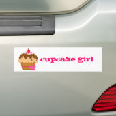 Autocollant De Voiture adhésif pour pare-chocs de fille de petit gâteau… (En voiture)