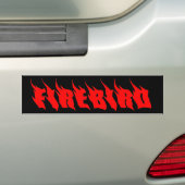 Autocollant De Voiture Adhésif pour pare-chocs de "Firebird" (En voiture)