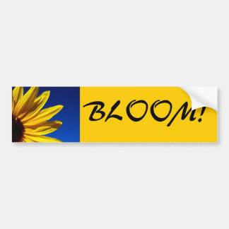 Autocollant De Voiture Adhésif pour pare-chocs de fleur de tournesol
