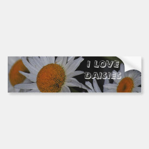 Autocollant De Voiture Adhésif pour pare-chocs de fleurs de marguerites