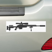 Autocollant De Voiture Adhésif pour pare-chocs de fusil de tireur isolé (En voiture)