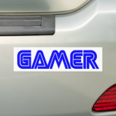 Autocollant De Voiture Adhésif pour pare-chocs de Gamer (En voiture)