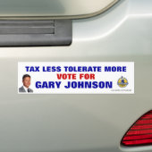 AUTOCOLLANT DE VOITURE ADHÉSIF POUR PARE-CHOCS DE GARY JOHNSON (En voiture)
