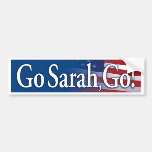 Autocollant De Voiture adhésif pour pare-chocs de go_sarah_go_Blue