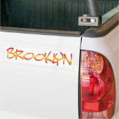 Autocollant De Voiture Adhésif pour pare-chocs de graffiti de Brooklyn (Sur camion)