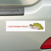 Autocollant De Voiture Adhésif pour pare-chocs de grenouille de Pacman (En voiture)