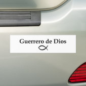 Autocollant De Voiture Adhésif pour pare-chocs de Guerrero de Dios (En voiture)