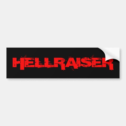 Autocollant De Voiture Adhésif pour pare-chocs de HELLRAISER (Devant)