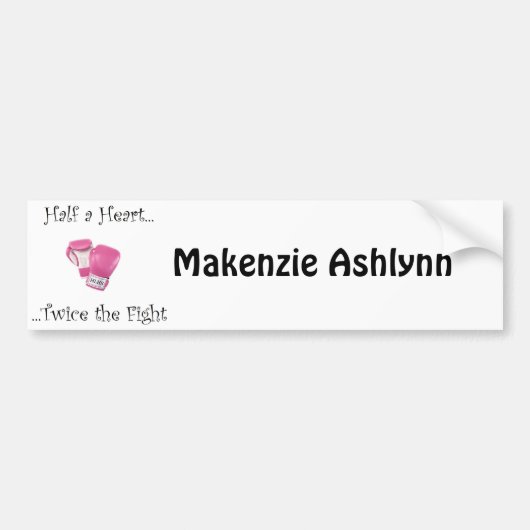 Autocollant De Voiture adhésif pour pare-chocs de hlhs (Devant)