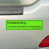 Autocollant De Voiture Adhésif pour pare-chocs de Homeschool - succédez (En voiture)