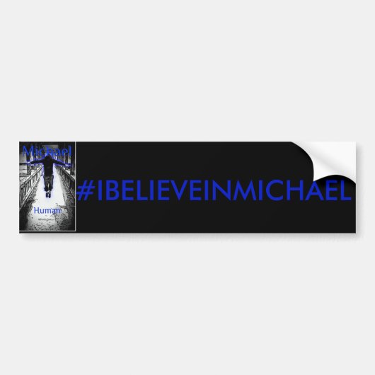 Autocollant De Voiture Adhésif pour pare-chocs de #IBELEIVEINMICHAEL (Devant)