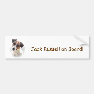 Autocollant De Voiture Adhésif pour pare-chocs de Jack Russell