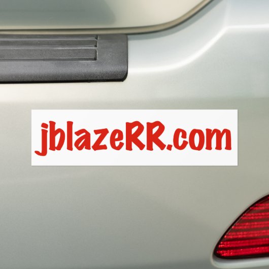 Autocollant De Voiture adhésif pour pare-chocs de jblazeRR.com (En voiture)