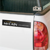 Autocollant De Voiture Adhésif pour pare-chocs de JOHN MCCAIN (Sur camion)