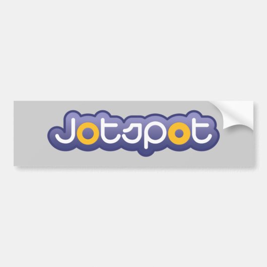 Autocollant De Voiture Adhésif pour pare-chocs de Jotspot (Devant)