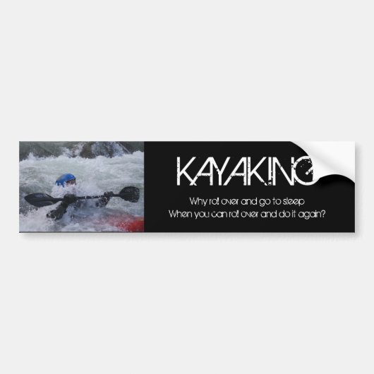 Autocollant De Voiture Adhésif pour pare-chocs de kayak (Devant)