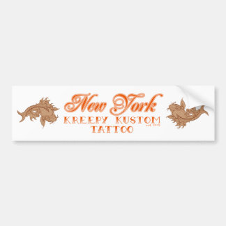 Autocollant De Voiture Adhésif pour pare-chocs de Koi de tatouage de NY