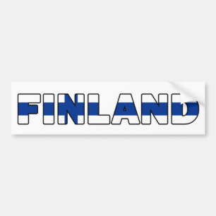 Autocollant De Voiture Adhésif pour pare-chocs de la Finlande