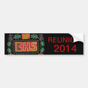 Autocollant De Voiture Adhésif pour pare-chocs de la Réunion de BHS