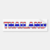 Autocollant De Voiture Adhésif pour pare-chocs de la Thaïlande (Devant)