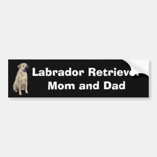 Autocollant De Voiture Adhésif pour pare-chocs de labrador retriever