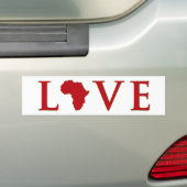 Autocollant De Voiture Adhésif pour pare-chocs de l'Afrique d'amour (En voiture)