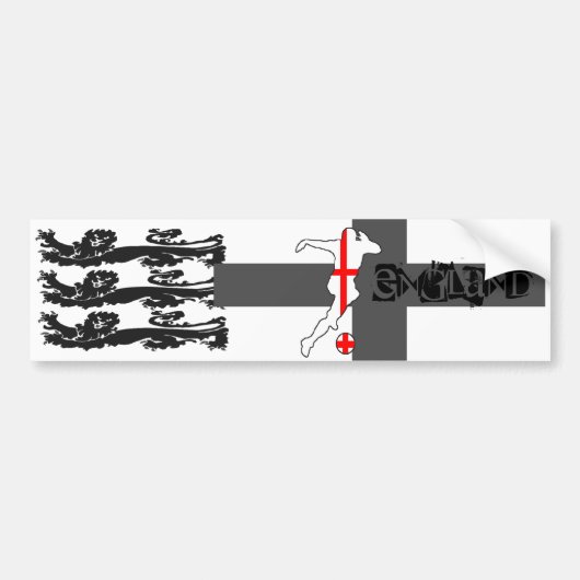 Autocollant De Voiture Adhésif pour pare-chocs de l'ANGLETERRE (Devant)