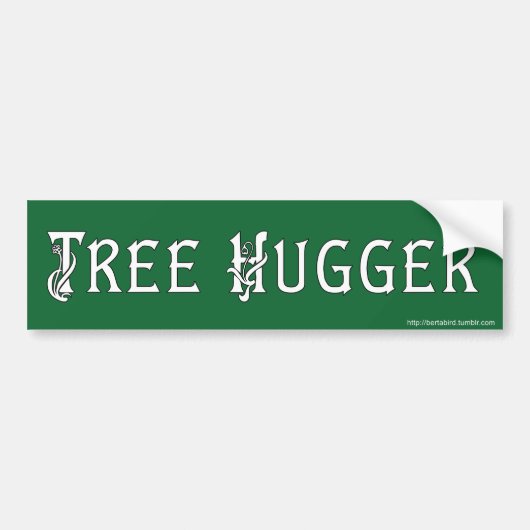 Autocollant De Voiture Adhésif pour pare-chocs de l'ARBRE HUGGER (Devant)