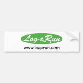 Autocollant De Voiture adhésif pour pare-chocs de Logarun.com (Devant)