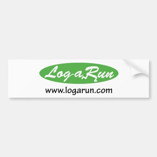 Autocollant De Voiture adhésif pour pare-chocs de Logarun.com (Devant)
