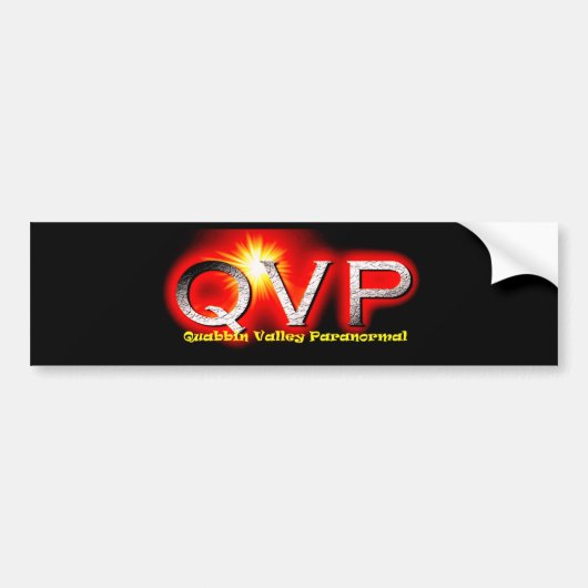 Autocollant De Voiture Adhésif pour pare-chocs de logo de QVP (Devant)