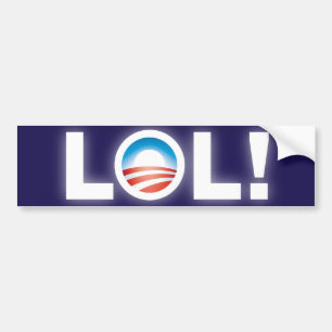 Autocollant De Voiture Adhésif pour pare-chocs de LOL Obama