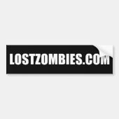 Autocollant De Voiture Adhésif pour pare-chocs de LOSTZOMBIES.COM (Devant)