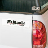 Autocollant De Voiture Adhésif pour pare-chocs de M. Manly (Sur camion)