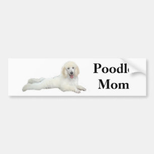 Autocollant De Voiture Adhésif pour pare-chocs de maman de caniche