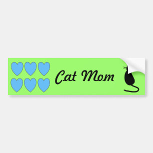Autocollant De Voiture Adhésif pour pare-chocs "de maman de chat"