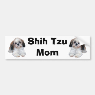 Autocollant De Voiture Adhésif pour pare-chocs de maman de Shih Tzu