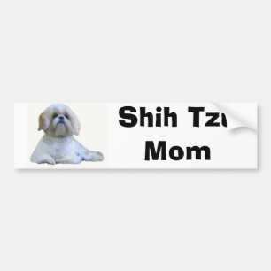 Autocollant De Voiture Adhésif pour pare-chocs de maman de Shih Tzu