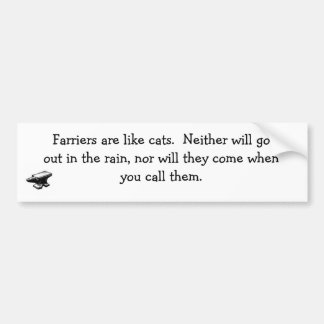 Autocollant De Voiture Adhésif pour pare-chocs de maréchaux-ferrants et