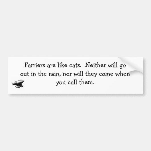 Autocollant De Voiture Adhésif pour pare-chocs de maréchaux-ferrants et (Devant)