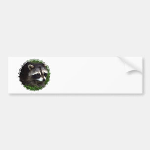 Autocollant De Voiture Adhésif pour pare-chocs de masque de raton laveur