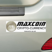 Autocollant De Voiture Adhésif pour pare-chocs de Maxcoin (En voiture)