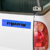 Autocollant De Voiture Adhésif pour pare-chocs de MEOW (Sur camion)
