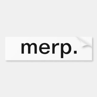 Autocollant De Voiture Adhésif pour pare-chocs de Merp