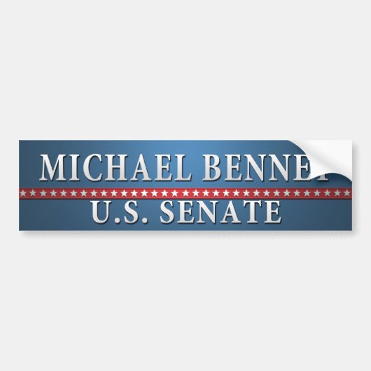Autocollant De Voiture Adhésif pour pare-chocs de Michael Bennet (Devant)