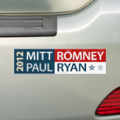 Autocollant De Voiture Adhésif pour pare-chocs de Mitt Romney Paul Ryan (En voiture)