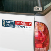 Autocollant De Voiture Adhésif pour pare-chocs de Mitt Romney Paul Ryan (Sur camion)