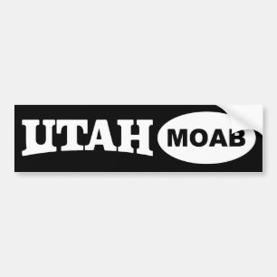 Autocollant De Voiture Adhésif pour pare-chocs de MOAB Utah