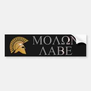 Autocollant De Voiture Adhésif pour pare-chocs de Molon Labe - choisisse