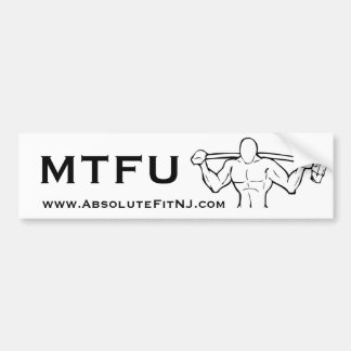 Autocollant De Voiture Adhésif pour pare-chocs de MTFU